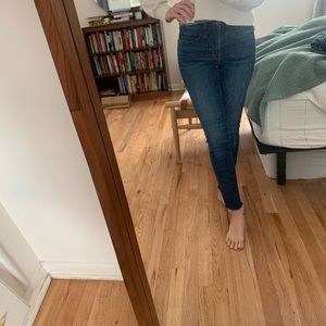 Madewell skinny jeans Jansen wash size 25 *raw hem